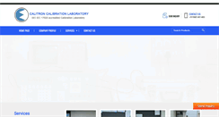 Desktop Screenshot of calitroncalibration.com